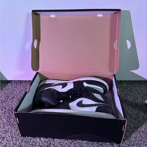 Jordan Black and White Sneakers